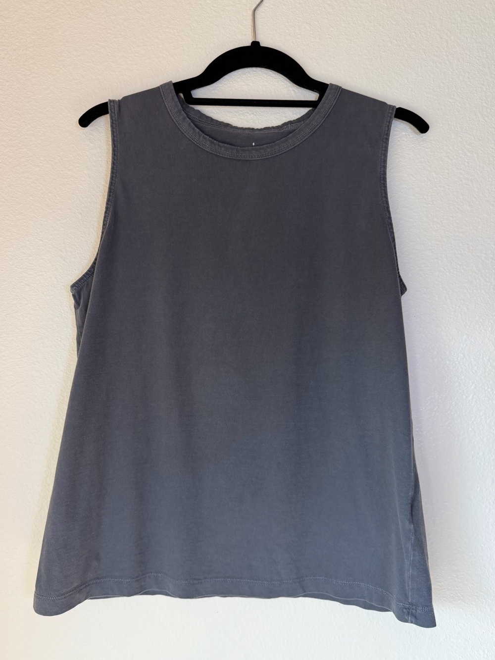 Everlane Organic Cotton Sleeveless Crewneck Tank Top, Size Small
